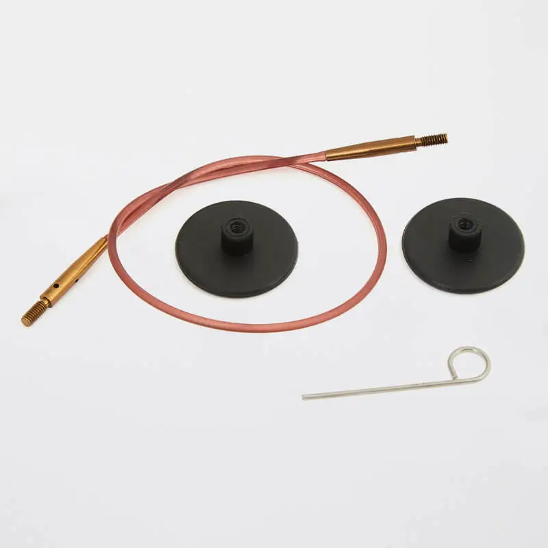 KnitPro Wire Brun (40-150 cm)